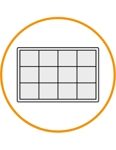 Separaciones variables 12 compartimentos
