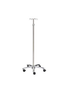 Soporte portasueros quirófano con contrapeso y 4 colgadores