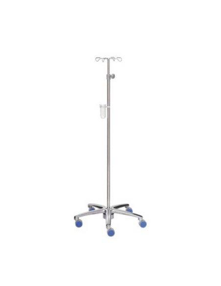 Soporte portasueros Bombas de infusión y sueros, con contrapeso