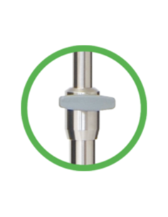 Soporte portasueros Bombas de infusión y sueros 4 ganchos 2