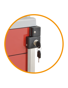Cerradura manual con llave