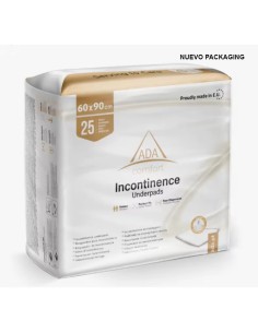 Ada Empapadores Desechables Incontinencia 60 x 90, 25 uds