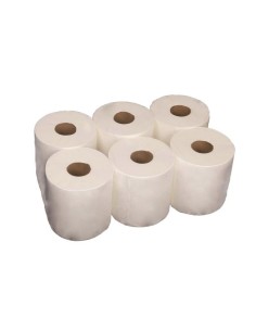 Bobina papel secamanos celulosa, 6 uds