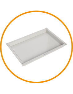 Cesta ISO, accesorio carros multifuncionales 600x400x50mm