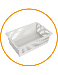 Cesta ISO, accesorio carros multifuncionales 600x400x200mm