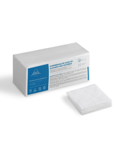 Compresa 17 hilos No Estéril 45x45 (10x20) 4 telas, Caja 1000 uds