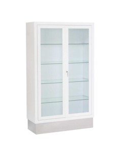 Vitrina Clínica , acero pintado, con cerradura