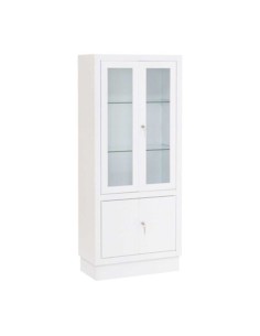 Vitrina - Armario Clínica , acero pintado, con cerradura