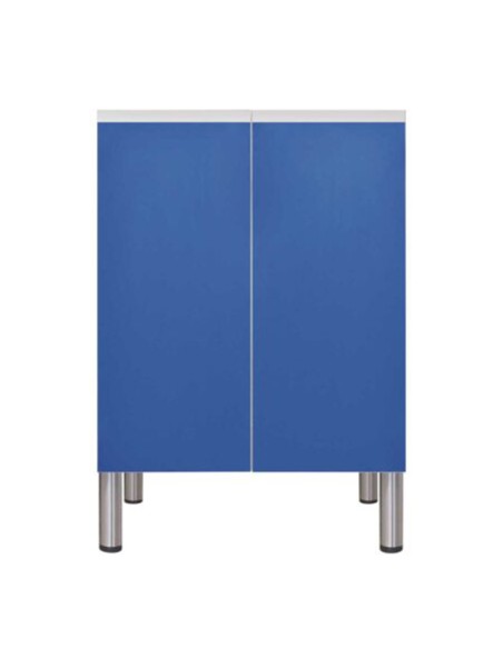 Armario Bajo 65x60x85 cm, 2 puertas, interior con paneles, 5 cestas Armario Bajo 65x60x85 cm, 2 puertas, interior con paneles, 5 cestas