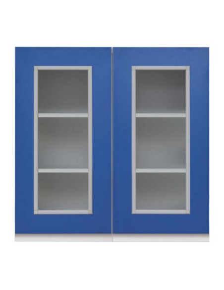 Armario - Vitrina alto 65x35x60cm, 2 puertas cristal enmarcado, interior: 2 estantes Armario - Vitrina alto 65x35x60cm, 2 puertas cristal enmarcado, interior: 2 estantes