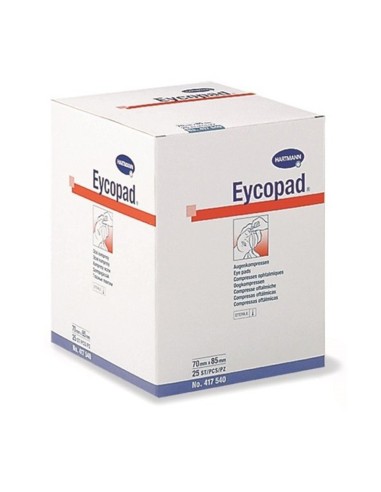 Compresa Estéril Oftálmica Eycopad 56x70mm, caja 25 uds.