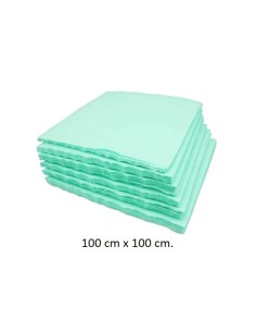 Papel Crepado Verde 100cm x 100cm, Caja 252 uds.