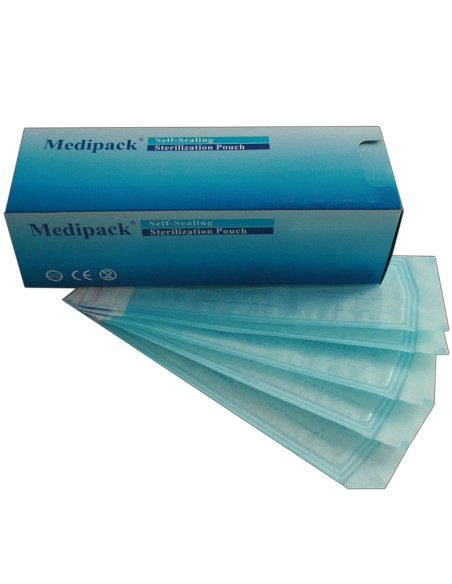 Bolsa Esterilización Autoadhesiva 190mm x 330mm, Caja 200 uds Bolsa Esterilización Autoadhesiva 190mm x 330mm, Caja 200 uds