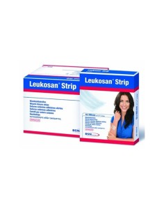 Tira de sutura cutánea Leukosan Strip 12mmx100mm, Caja 50 uds de 6 tiras