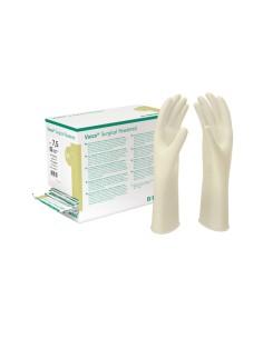 Guantes Cirugía Vasco Látex Empolvados T.8 BBraun, 50 uds
