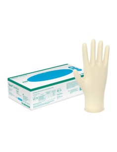 Guantes Exploración Vasco Sensitive Látex sin polvo T-XS BBraun, 100 uds