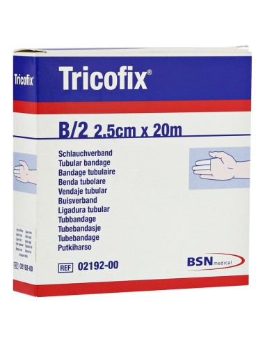 Venda tubular extensible Tricofix B/2 2,7cmx20m, 1 ud