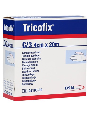 Venda tubular extensible Tricofix C/3 4,3cmx20m, 1 ud