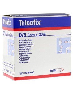 Venda tubular extensible Tricofix D/5 6,2cmx20m, 1 ud