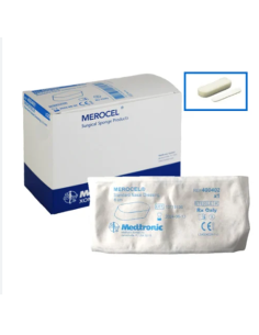 Tapón nasal Standar sin tubo Merocel 8 x 1,5 x 2cm, caja 20 uds