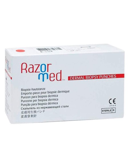 Biopsy Punch Estéril Razormed, caja 10 uds