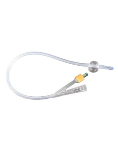 Sonda Foley 2V 100% Silicona Balón 3,5 ml CH 12, Caja 10 uds