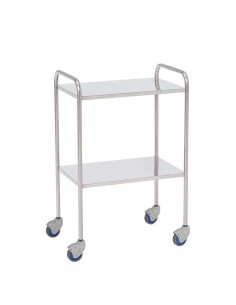 Mesa Auxiliar para especialidades médicas, acero inox, 2...