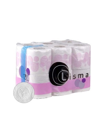 Papel higiénico 2 hojas 22 m, paquete 12 uds