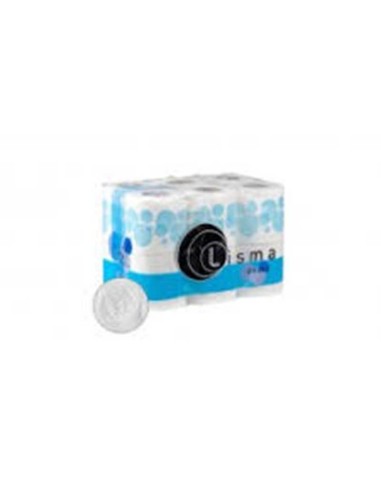 Papel higiénico micro-encolado azul, 9 paquetes de 12 uds