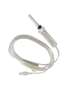 Sistema de suero Luer Lock envase de plástico, Caja 250 uds.