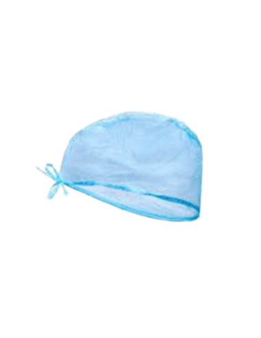 Gorro Cirujano con Cintas Azul 16 gr, Caja 100 uds