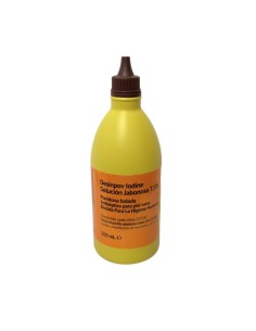Solución Povidona Jabonosa 7,5% Roja, 500 ml.