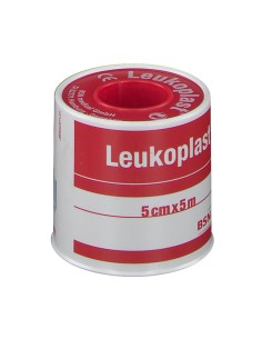 Esparadrapo Tela Leukoplast Carne 5 cm x 5 m, Caja 6 uds. 2