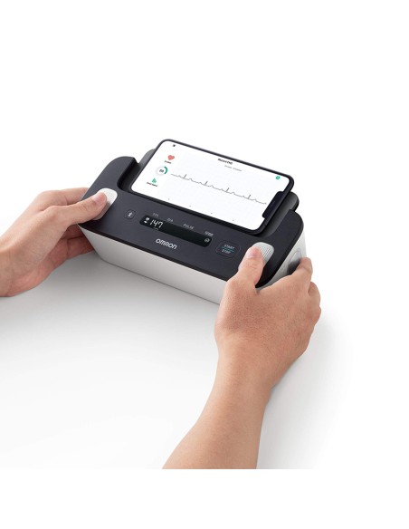 Tensiómetro y ECG (2 en 1) de una sola derivación Omron