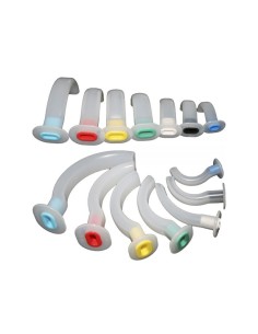 Cánula de Guedel Naranja Nº 5 - 110mm, 1 ud