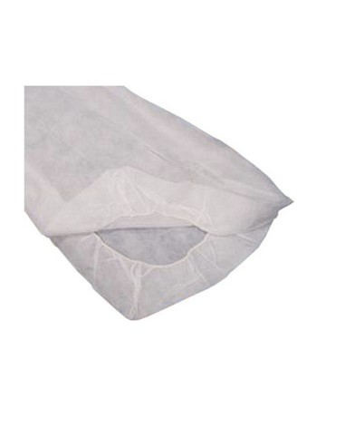 Sábana Ajustable PP Blanca 95cmx210cm 20 gr., Caja 100 uds