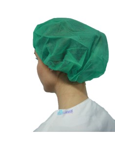 Gorro Circular Verde, Caja 100 uds