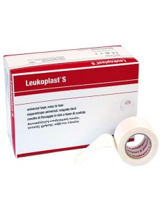 Esparadrapo Tela Leukoplast Blanco 5 cm x 5 m, Caja 6 uds.