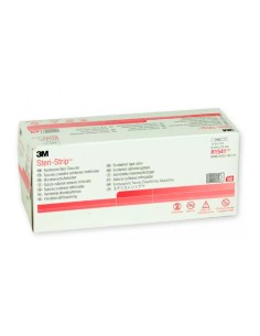 Tira de sutura cutánea Steri-Strip 6mmx75mm Rojo, Caja 150 uds