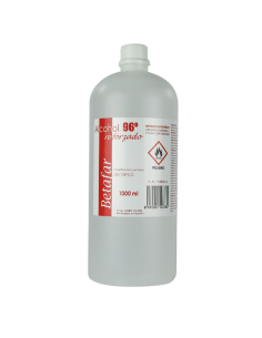 Alcohol 96º, 1000 ml.
