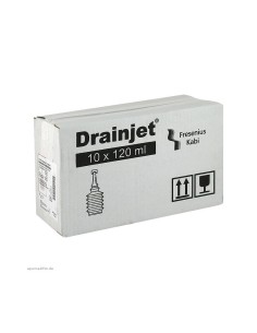 Suero Drainjet Fisiológico Irrigación 120ml, Caja 10 uds.