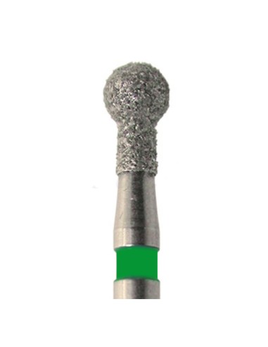 Fresa 802G.FG Verde Diamante Redonda con Collar Jota, 5 uds