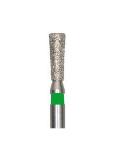 Fresa 807G.FG Verde Diamante Cónica Invertida Jota, 5 uds